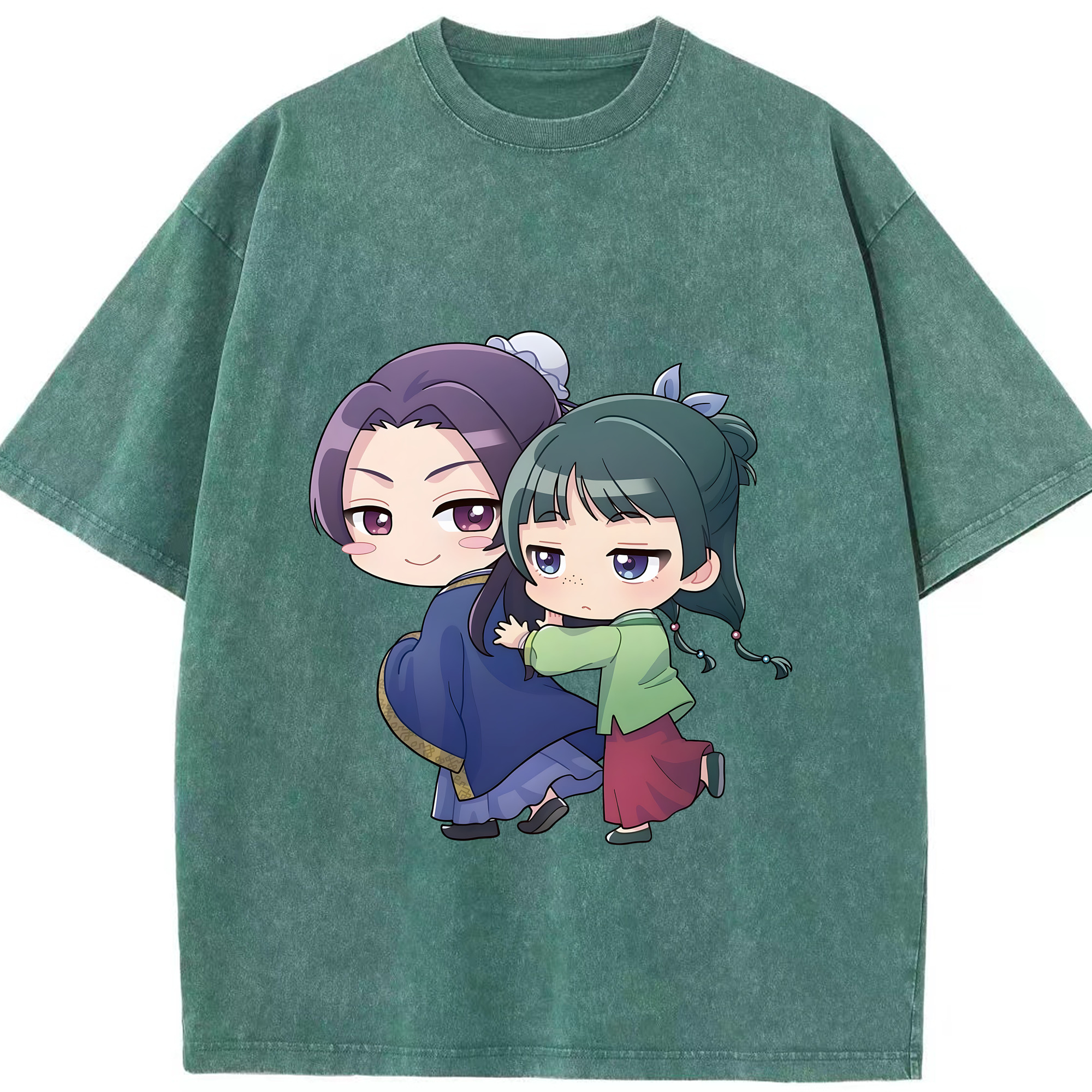 （画像用） 薬屋のひとりごと The Apothecary Diaries 綿100% ヴィンテージ風 半袖Tシャツ（フロントプリント）